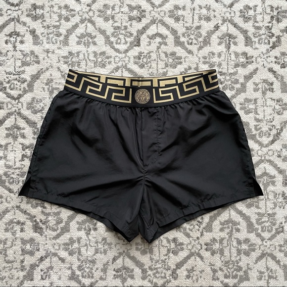 Versace Other - 🇮🇹VERSACE NWT AUTHENTIC GRECA BORDER BLACK SWIM SHORTS
